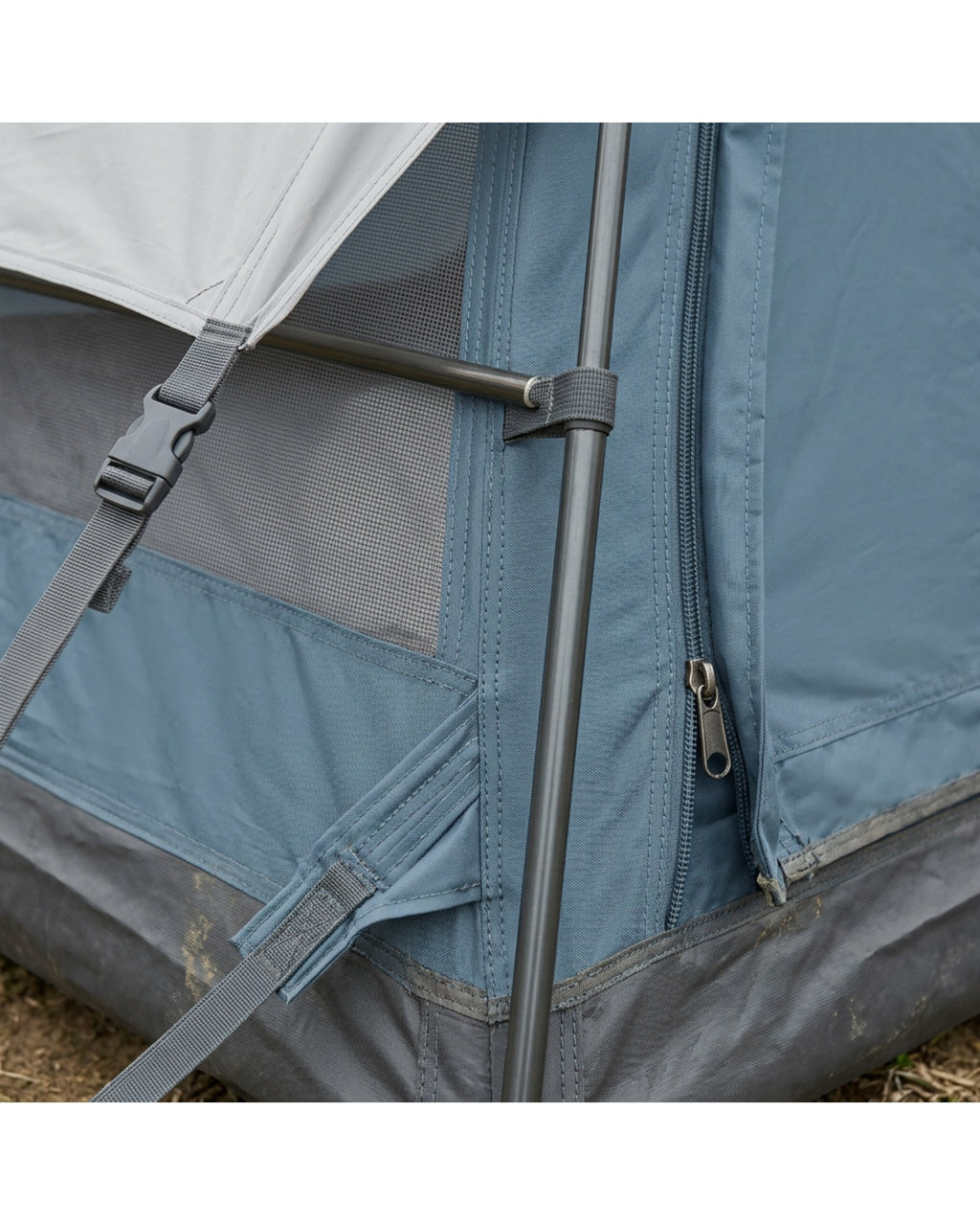 Lnbxk Four Person Cabin Tent Slate Blue - Detail view