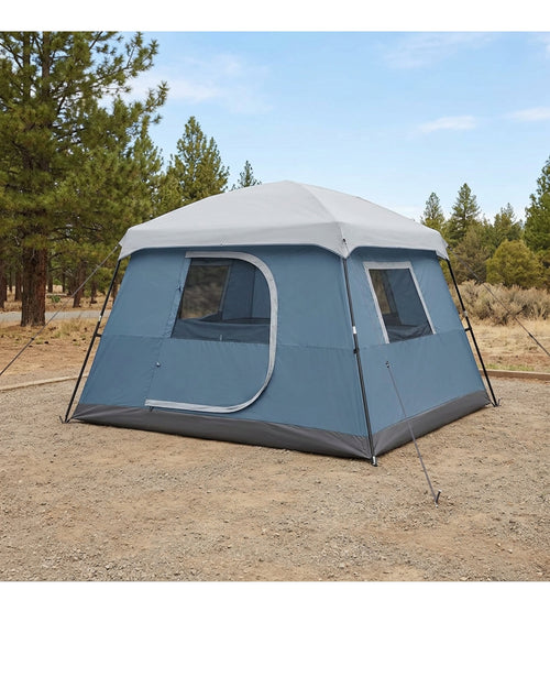 Lnbxk Four Person Cabin Tent Slate Blue - Lifestyle view